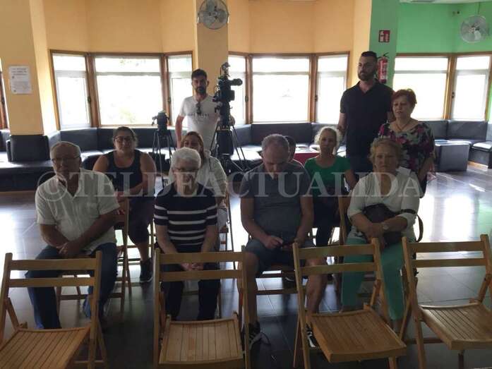 Imagen de archivo de un acto en Telde de la plataforma de afectados en Gran Canaria (Foto TA)